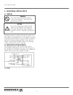 Предварительный просмотр 14 страницы ENERVEX VHX 1600-22DR Installation & Operating Manual