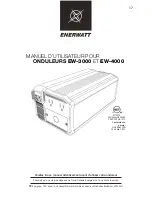 Preview for 17 page of Enerwatt EW-3000 User Manual