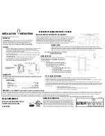 Enerwave ZW500DM-N Installation Instructions preview