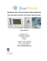 Preview for 1 page of EnerWorks Thermal Energy Owner'S Manual