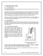 Предварительный просмотр 16 страницы Enerzone Destination 1.5 Installation And Operation Manual