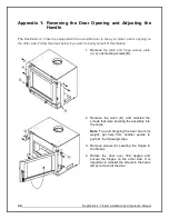 Preview for 44 page of Enerzone Destination 2.3 Insert Installation And Operation Manual