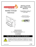 Preview for 1 page of Enerzone EB00005 Installation And Operation Manual