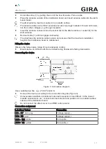 Preview for 4 page of eNet GIRA Operating Instructions Manual