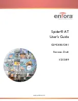 Enfora Spider AT User Manual preview