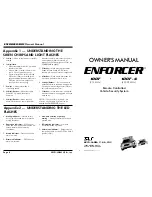 ENFORCER 100F Owner'S Manual preview
