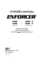 ENFORCER 300C Owner'S Manual preview