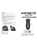 Предварительный просмотр 1 страницы ENFORCER Bug Zapper BZ30 Instructions