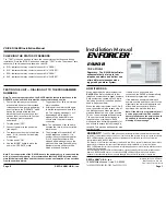 ENFORCER E-920B Installation Manual предпросмотр