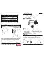 Предварительный просмотр 1 страницы ENFORCER E-931CS22RRCQ Installation Manual