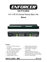 ENFORCER EB-P116-60HQ Manual предпросмотр