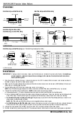 Предварительный просмотр 2 страницы ENFORCER EB-P501-01Q Installation Manual