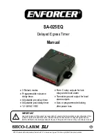 ENFORCER ENFORCER SA-025EQ Manual preview