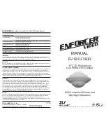 Предварительный просмотр 1 страницы ENFORCER EV-122C-FVB3Q User Manual