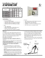 Предварительный просмотр 1 страницы ENFORCER EVP-1SA4P4UL Installation Manual