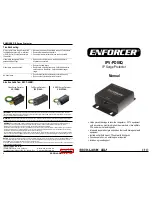 Предварительный просмотр 1 страницы ENFORCER IPV-PD88Q Manual