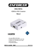 ENFORCER MVA-HV01Q Manual preview