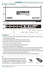 Предварительный просмотр 3 страницы ENFORCER MVE-AH1E4-42NQ Installation Manual