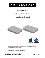 ENFORCER MVE-WH010Q Installation Manual preview