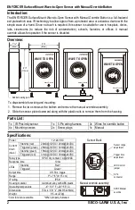 Предварительный просмотр 2 страницы ENFORCER SECO-LARM SD-9773-KNEVQ Manual