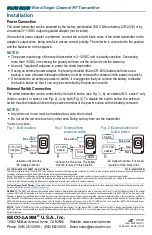 Preview for 2 page of ENFORCER SK-919T1-GBWQ Installation Manual