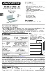 Preview for 2 page of ENFORCER SM-226LQ Manual