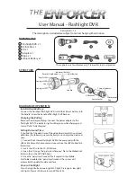 Предварительный просмотр 1 страницы ENFORCER THE ENFORCER User Manual