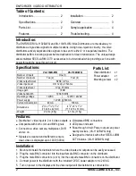 Предварительный просмотр 2 страницы ENFORCER VA-1102B-WQ Manual Manual