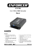 ENFORCER VC-3YAQ User Manual предпросмотр