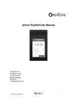 Preview for 1 page of enfore PayPad User Manual