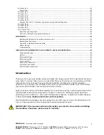 Preview for 3 page of Engbo MAXI 31 User And Installation Manual