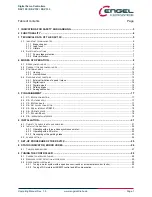 Предварительный просмотр 2 страницы Engel DSV 130 Operating Manual