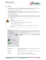 Предварительный просмотр 13 страницы Engel DSV 130 Operating Manual