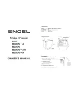 Engel MB40V-A Owner'S Manual предпросмотр