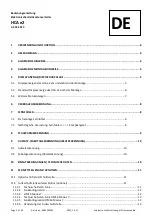 Preview for 2 page of engelmann HCA e2 User Manual