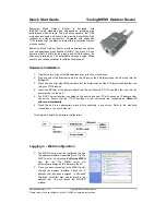 EnGenius 11a/b/g MESH Outdoor Router Quick Start Manual предпросмотр