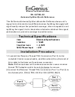 EnGenius Antenna Splitter User Manual preview