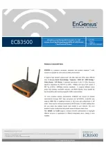 Предварительный просмотр 1 страницы EnGenius ECB3500 Brochure & Specs