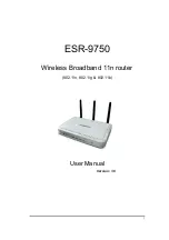 Предварительный просмотр 1 страницы EnGenius ESR-9750 User Manual