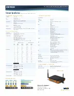 Предварительный просмотр 2 страницы EnGenius ESR-9855G Specifications