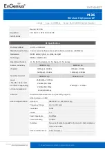 Предварительный просмотр 3 страницы EnGenius M36 Datasheet