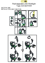 Preview for 1 page of Engex GX-SLR10W Installation And Function Instructions