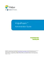 Enghouse VidyoRoom Administrator'S Manual предпросмотр