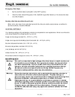 Предварительный просмотр 25 страницы Engineered air DG SERIES Installation, Operation And Maintenance Manual