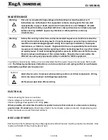 Предварительный просмотр 36 страницы Engineered air EngA CU Series Installation, Operation And Maintenance Manual