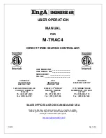 Engineered air EngA M-TRAC4 User'S Operation Manual preview