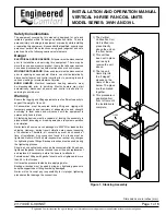 Предварительный просмотр 1 страницы Engineered Comfort 39VH Series Installation And Operation Manual