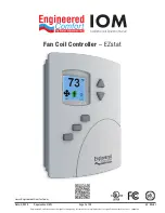 Engineered Comfort Fan Coil Controller EZstat Installation And Operation Manual предпросмотр