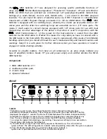 Preview for 2 page of Engl Z-11 Operator'S Manual