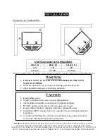 Предварительный просмотр 7 страницы England's Stove Works 25-CBEP Installation & Operation Manual